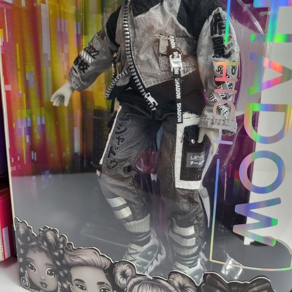 Rainbow High Shadow High Series 1 Ash Silverstone Greyscale Boy Fashion Doll New - Picture 12 of 16